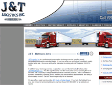 Tablet Screenshot of jntlogistics.com